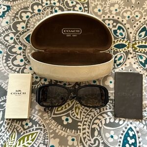 Coach rectangle sunglasses